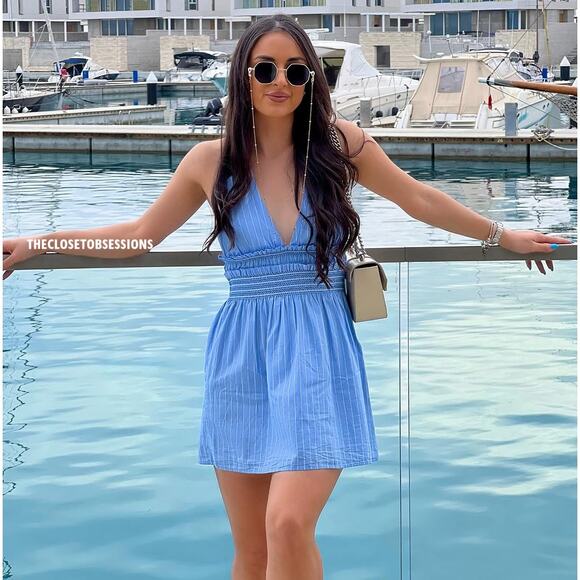 RARE!!! ZARA BLOGGER FAVE!!! Mini Halter Dress NWT - Picture 8 of 16